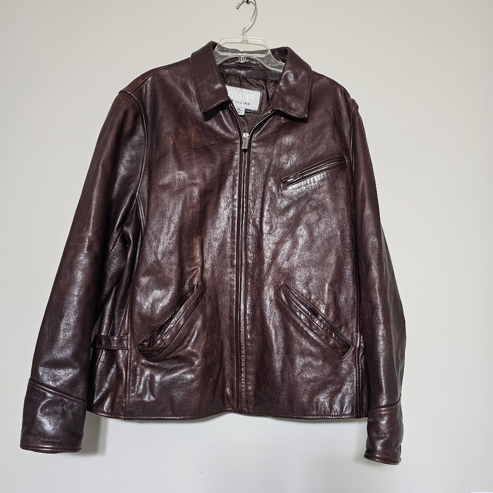 Vintage Wilsons M Julian Leather Bomber XL - Picture 1 of 11